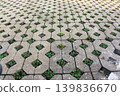 landscaping, walkway, geometric pattern 139836670