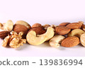 Close-up of mixed nuts against a white background 139836994