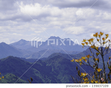 The Shikoku Mountains, teeming with lush forests and water, and the mountainous landscape where cloud shadows fall like a patchwork quilt. The Shikoku Mountains, teeming with lush forests and water, and the mountainous landscape where cloud shadows fall like a patchwork quilt. 139837109