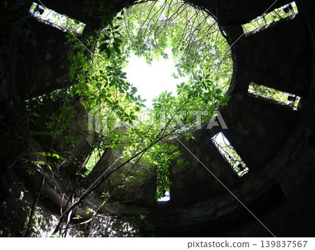 Ceiling of a ruin Ceiling of a ruin 139837567