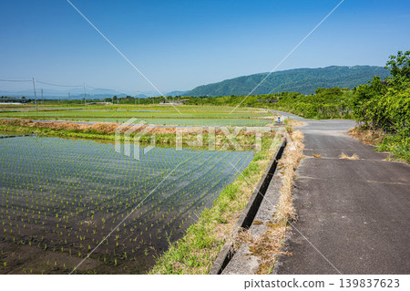 滋賀縣高島市牧野町奧琵琶湖的鄉村景觀 滋賀縣高島市牧野町奧琵琶湖的鄉村景觀 139837623