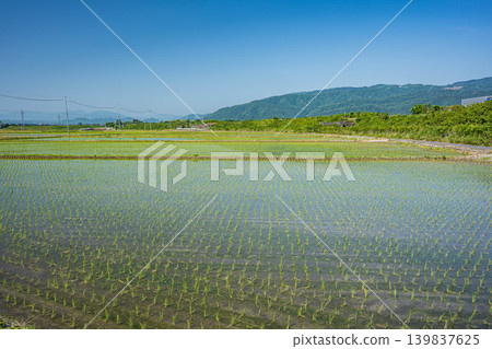 Rural landscape of Okubiwako, Makino-cho, Takashima City, Shiga Prefecture Rural landscape of Okubiwako, Makino-cho, Takashima City, Shiga Prefecture 139837625