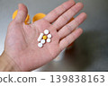 Supplements in the palm of your hand 139838163
