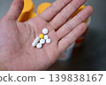 Supplements in the palm of your hand 139838167