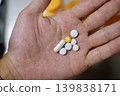 Supplements in the palm of your hand 139838171