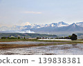 北海道春季山巒與計畫性燃燒產生的煙霧 139838381