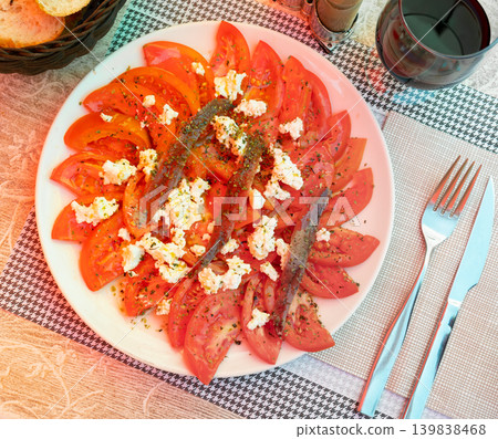 tomato cold appetizer tomato cold appetizer 139838468