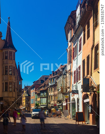 Beautiful view of colorful romantic city Colmar, France Beautiful view of colorful romantic city Colmar, France 139838747
