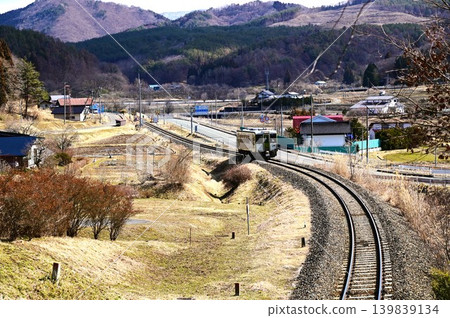 Kiha 100系列柴油動車組運行於JR釜石線 Kiha 100系列柴油動車組運行於JR釜石線 139839134