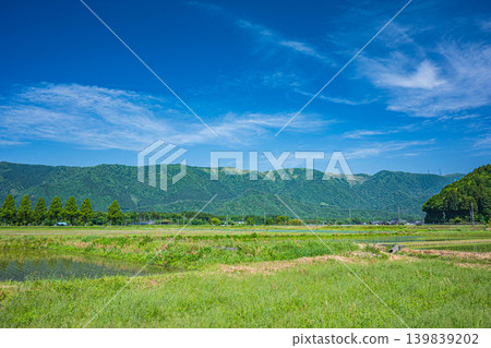 A tranquil rural landscape of Okubiwako, Takashima City, Shiga Prefecture A tranquil rural landscape of Okubiwako, Takashima City, Shiga Prefecture 139839202