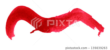 red brush isolated on transparent background red watercolor red brush isolated on transparent background red watercolor 139839263
