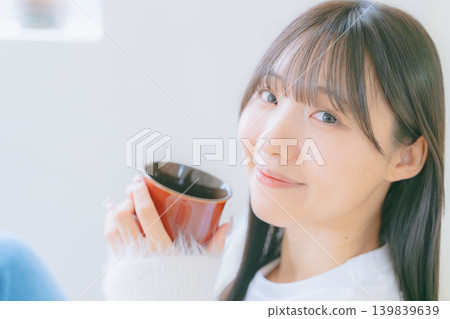 A relaxing woman A relaxing woman 139839639