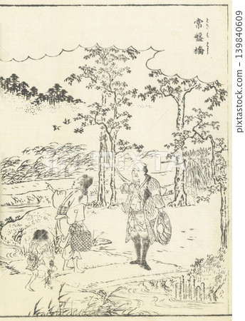 Edo Meisho Zue (Illustrated Guide to Famous Places of Edo): Tokiwa Bridge Edo Meisho Zue (Illustrated Guide to Famous Places of Edo): Tokiwa Bridge 139840609