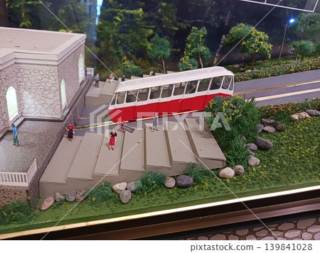 馬來西亞檳城纜車模型 馬來西亞檳城纜車模型 139841028