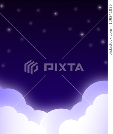 Dreamy frame background of night sky and clouds (horizontal 4:5 aspect ratio, vertical) Dreamy frame background of night sky and clouds (horizontal 4:5 aspect ratio, vertical) 139841059