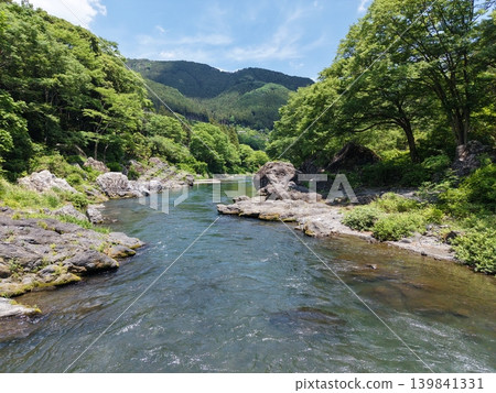 A valley that shines in the fresh green A valley that shines in the fresh green 139841331