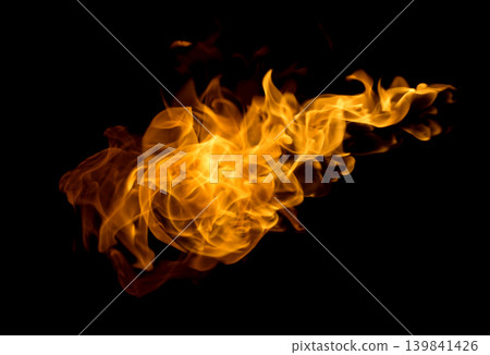 Fire flames collection 139841426