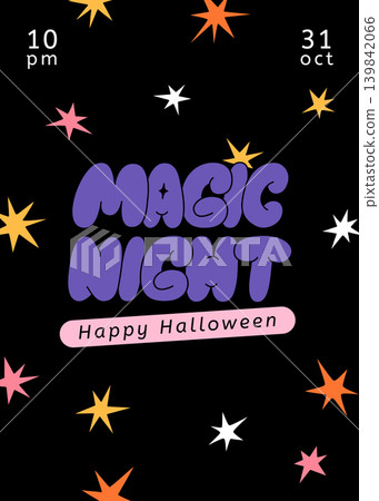 Bright Halloween poster  139842066