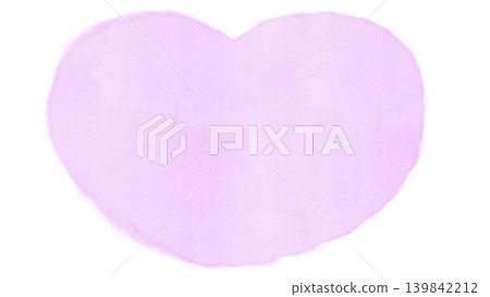 Purple heart-shaped silhouette illustration 139842212