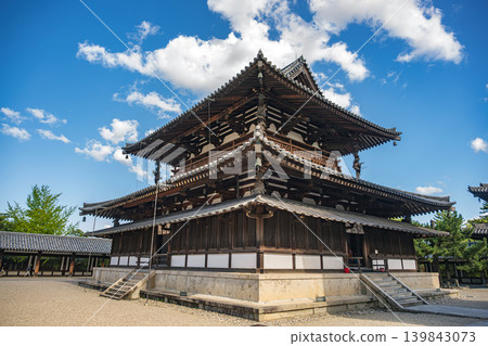 Nara World Heritage Horyuji National Treasure Kondo Nara World Heritage Horyuji National Treasure Kondo 139843073