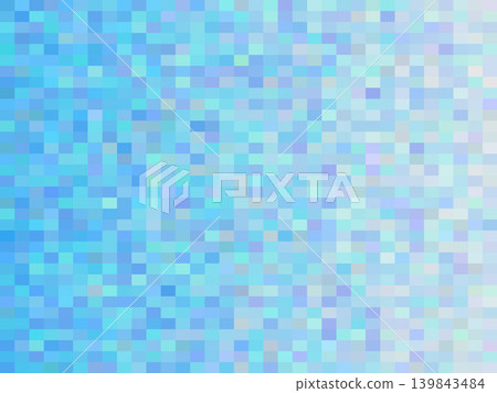 Colorful blue gradient mosaic background material Colorful blue gradient mosaic background material 139843484