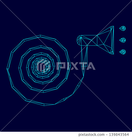 Jets of water irrigates low poly triangulation triangulated polygonal electric cyan blue vibrant aqua neon color vector illustration image outline contour line Jets of water irrigates low poly triangulation triangulated polygonal electric cyan blue vibrant aqua neon color vector illustration image outline contour line 139843564