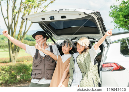 Drive, family trip, family traveling by car Drive, family trip, family traveling by car 139843620