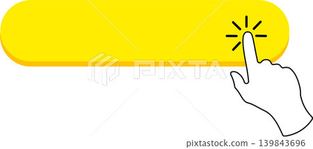 Click here yellow oval button shape with hand pointer Click here yellow oval button shape with hand pointer 139843696