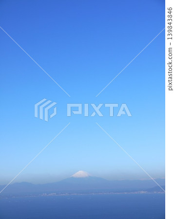 Fuji seen from saw mountain Fuji seen from saw mountain 139843846