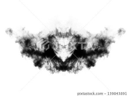 Rorschach test thematic illustration 139843891