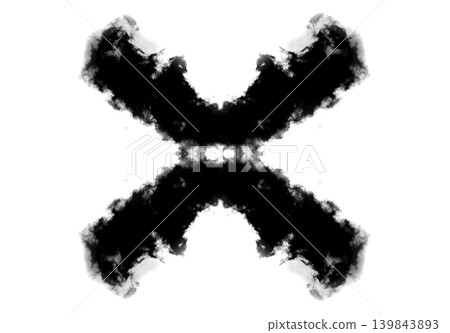 Rorschach test thematic illustration Rorschach test thematic illustration 139843893