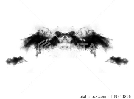 Rorschach test thematic illustration Rorschach test thematic illustration 139843896