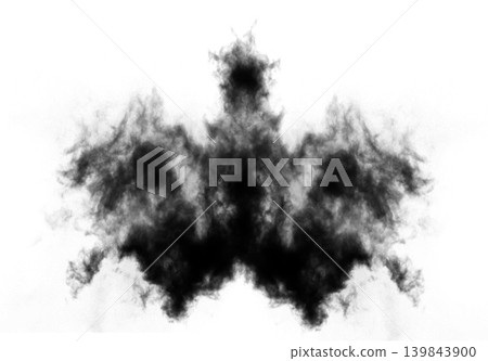 Rorschach test thematic illustration 139843900