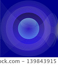 Blue abstract background with raound abstract spheres 139843915