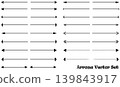 Arrow icons set, vector illustration 139843917