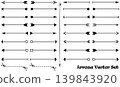 Arrow icons set, vector illustration 139843920