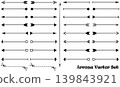 Arrow icons set, vector illustration 139843921