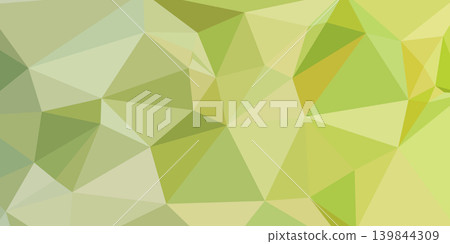 可愛的綠色和黃色漸變多邊形設計幾何圖案背景 可愛的綠色和黃色漸變多邊形設計幾何圖案背景 139844309