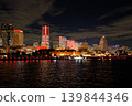 從神奈川縣大棧橋碼頭眺望橫濱港的夜景 139844346