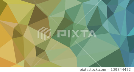 柔和的黃綠色漸層多邊形幾何圖案背景。 柔和的黃綠色漸層多邊形幾何圖案背景。 139844452