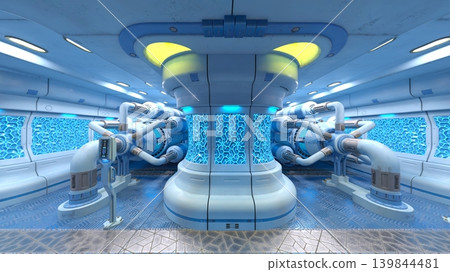 Scenery inside the spacecraft 139844481