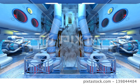 Scenery inside the spacecraft 139844484