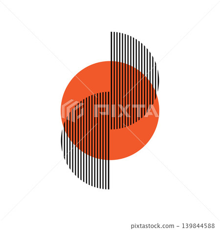 Abstract geometric logo Abstract geometric logo 139844588