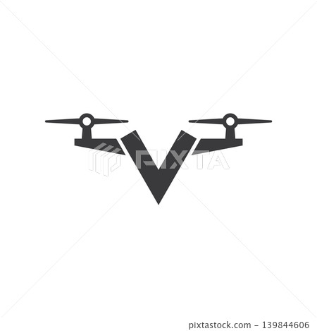 Drone logo icon Drone logo icon 139844606