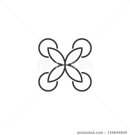 Drone logo icon Drone logo icon 139844609