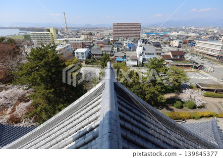 Nagahama Castle, Shiga Prefecture: The castle where Hashiba Hideyoshi rose to power; scenes from the spring castle festival. Nagahama Castle, Shiga Prefecture: The castle where Hashiba Hideyoshi rose to power; scenes from the spring castle festival. 139845377
