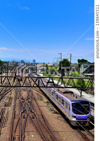 View of vehicles heading towards Oyama/Tanzawa from Nagatsuta Bridge in Yokohama City View of vehicles heading towards Oyama/Tanzawa from Nagatsuta Bridge in Yokohama City 139845511