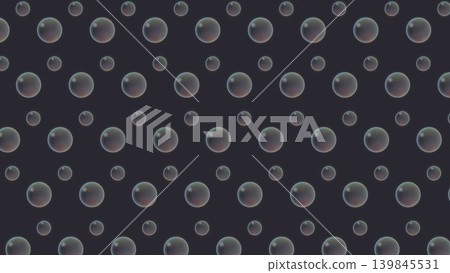 A chic background illustration featuring soap bubbles scattered across a dark gray background. A chic background illustration featuring soap bubbles scattered across a dark gray background. 139845531