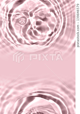 Background of a cosmetic liquid product. Micellar water or makeup remover. Copy space 139846579