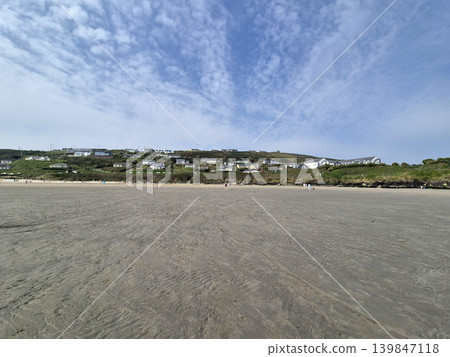 Deserted Beach And Hills Background Deserted Beach And Hills Background 139847118